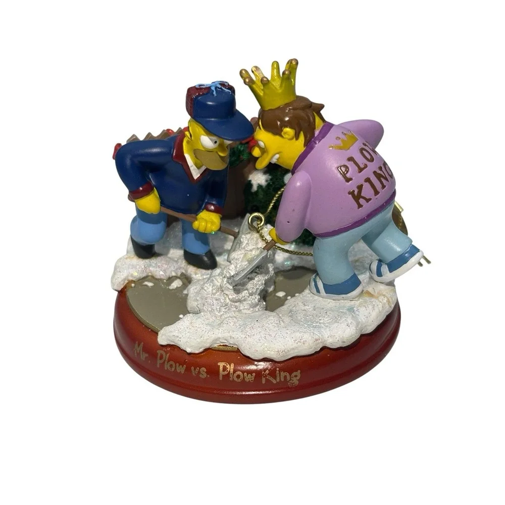 2005 Simpsons Bradford Christmas Ornament Illuminated 